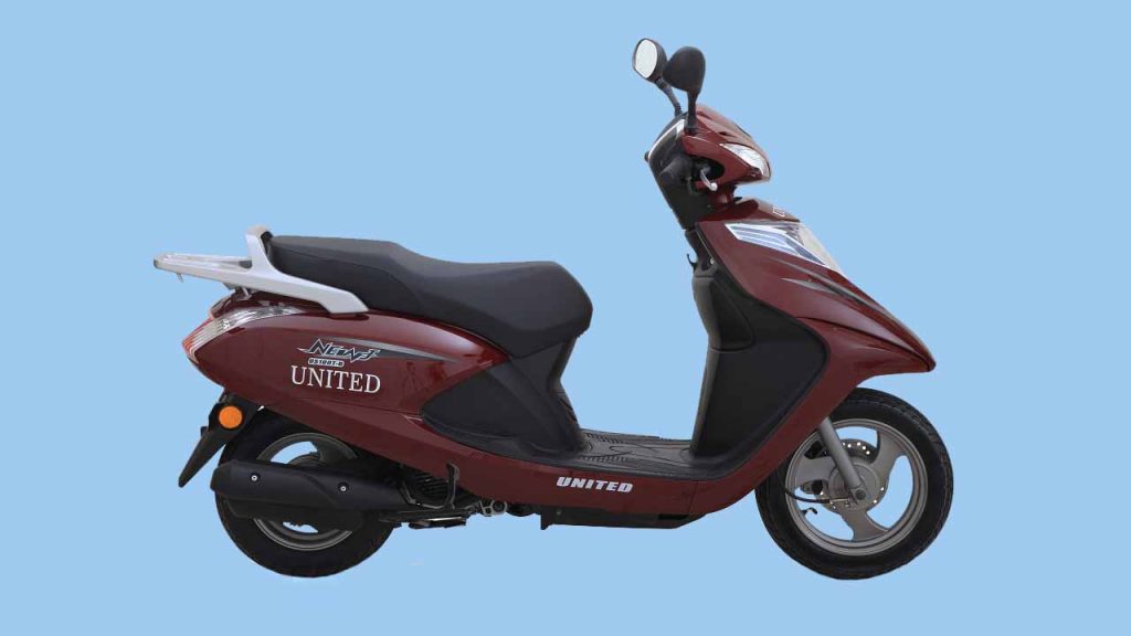 Girls scooty prices in Pakistan and united 70cc scooty image