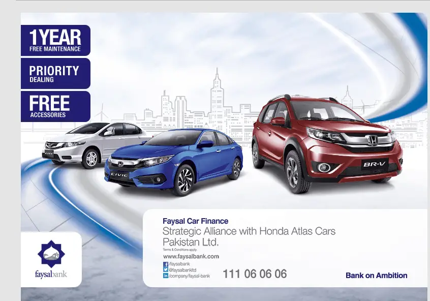 Faysal Bank car finance