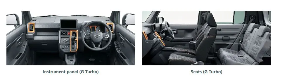 Daihatsu Taft interior