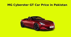 MG Cyberster price in pakistani vehicle market
