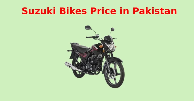 Prices of Suzuki bike models in Pakistan