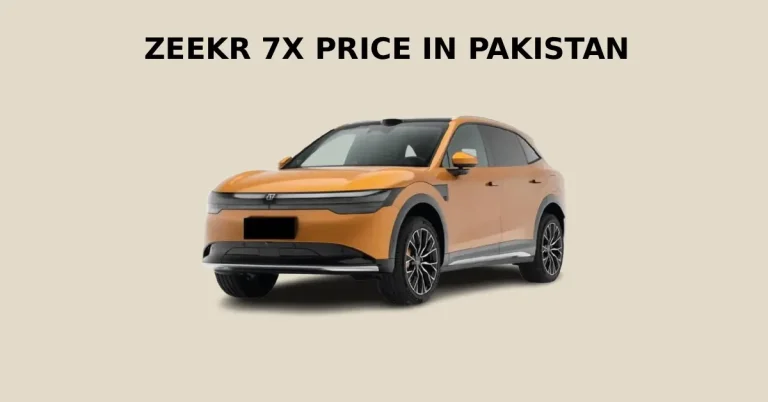 price of Zeekr 7x price in pakistan
